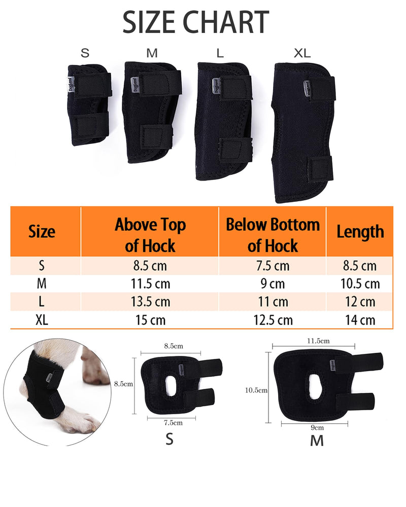 Dog Brace Front Rear Short Leg Wrap Sleeve Protects Wounds Pet Brace Heals and Prevent Injuries and Sprain Helps,Large L