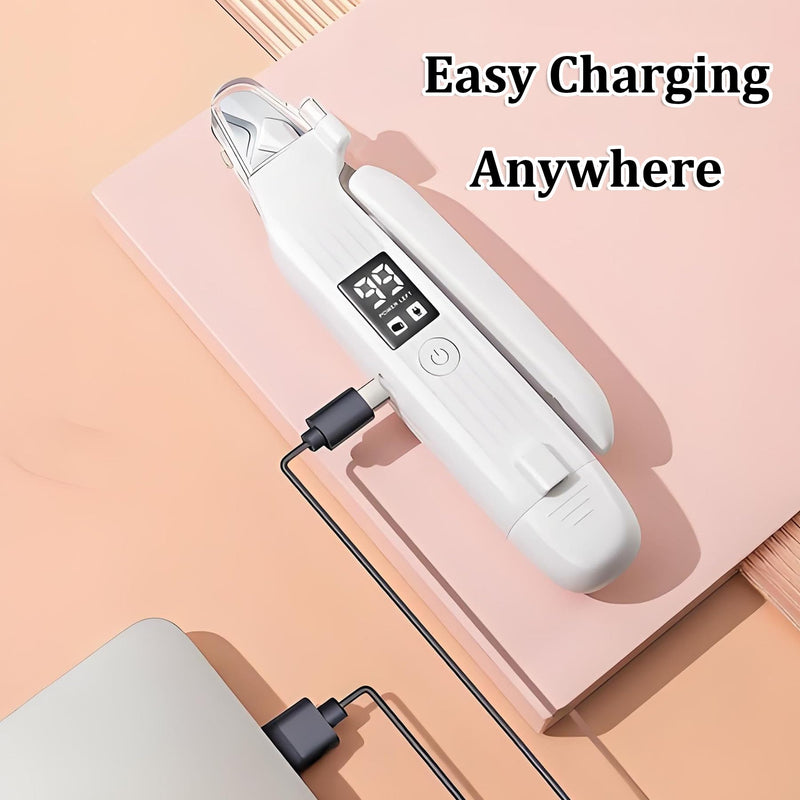 2 in 1 Dog Nail Trimmers & Clippers with LED Lights & Display,Splash Guard,Multiple Grinding Methods, Ultra-Quiet,USB Rechargeable, for Small, Medium, and Large Cats & Dogs White-03 - PawsPlanet Australia