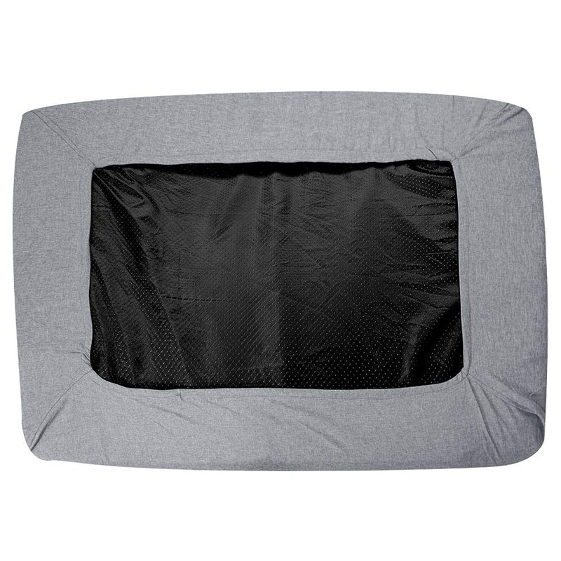 Floppy Dawg Bolster Dog Bed Replacement Cover. Fits PetFusion, JoyElf, BarksBar, and PuppBudd Sofa Style, Raised Rim, Pillow Side Models. Machine Washable, Fitted Slip-On. Large 36L x 30W. - PawsPlanet Australia