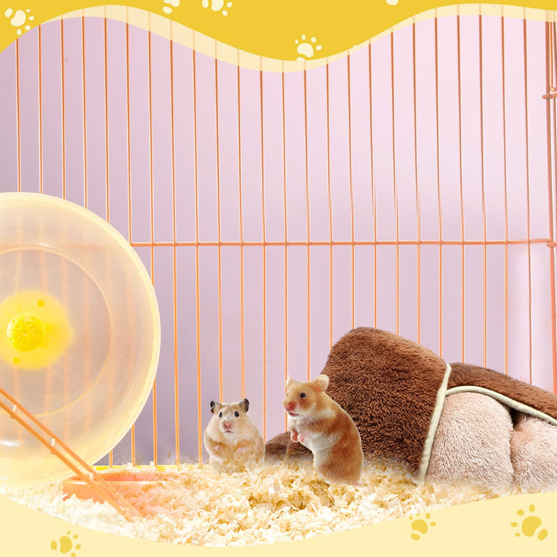 Wenqik 2 Pcs Guinea Pig Bed Cuddle Warm Hideout Small Animal Sack Cozy House Bedding Sleeping Cushion Portable Pet Carrier Cage Nest for Rabbit Hamster Rat - PawsPlanet Australia