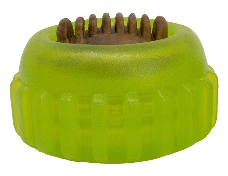 Starmark Everlasting Treat Sprocket Dog Toy with Chicken Treat Large - PawsPlanet Australia