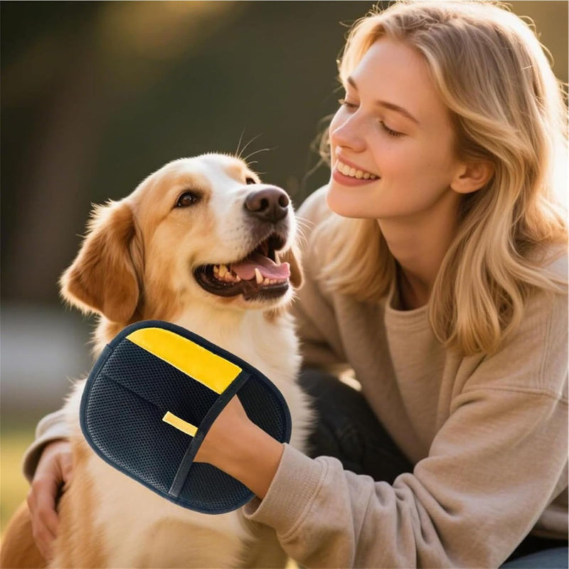 Pet Hair Removal Glove for Cats & Dogs, Electrostatic Gloves Pet Hair, Cat Grooming Gloves for Hairs Removal, for Couch, Clothes, Car, Carpet, Bed, Furniture (2Pcs) 2Pcs - PawsPlanet Australia