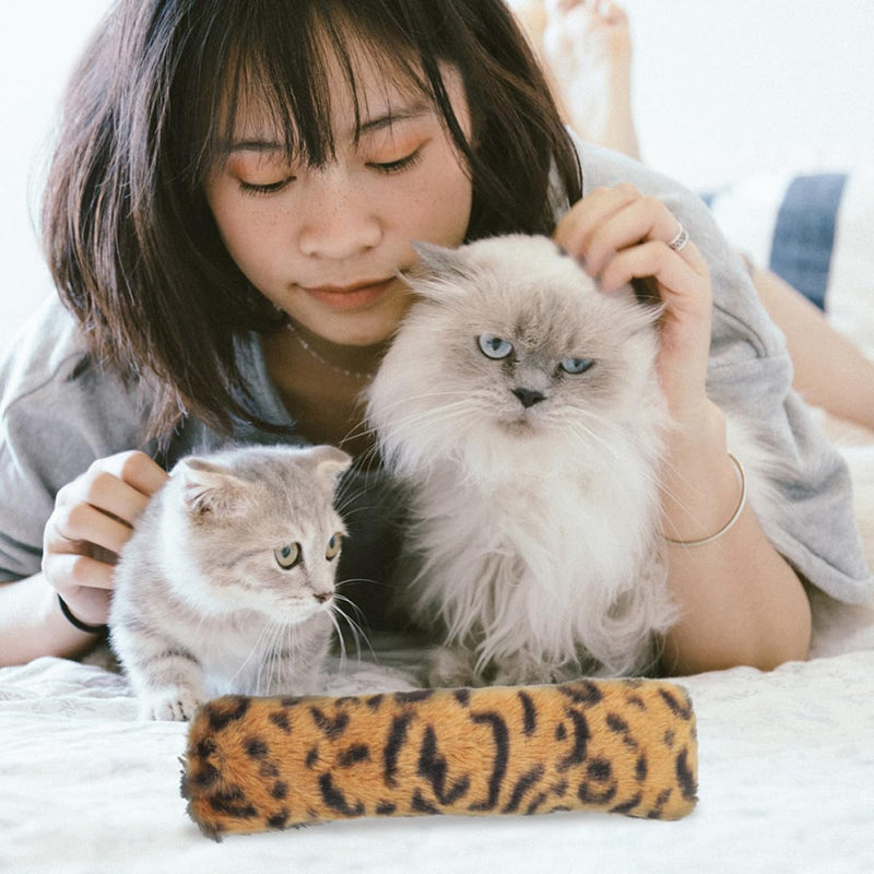 Dental care toys for cats, 4 pieces. Cushions made of soft lint, durable, relieve gums and provide indoor activity for cats.