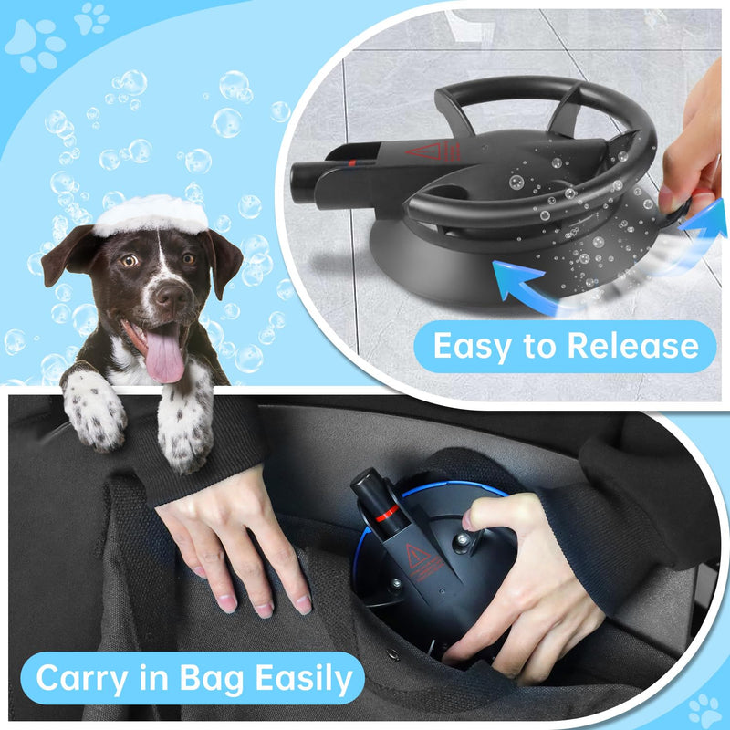 HLOGREE Heavy Duty Dog Bathing Suction Cup for Large Dog Within 110LBS, Pet Dog Cat Bath Holder Suction Cup Anchor for Grooming Bathtub Restraint, for Shower, Bathing, Blowing, Trimming - NO Leash - PawsPlanet Australia