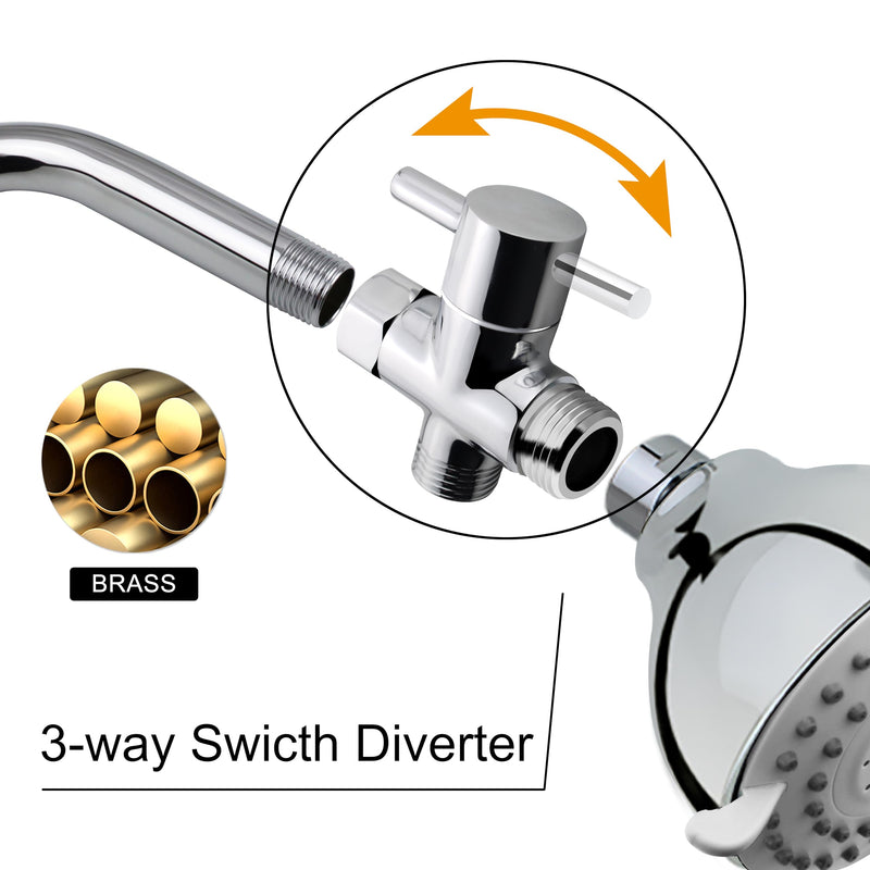 YOO.MEE Pet Shower Attachment for Bath Tub, Grooming Teeth Shower for Gog Washing and Pet Showering, Hair Rinse, Tub and floor Cleaning, W/Brass Diverter, W/ 59'' Hose - PawsPlanet Australia