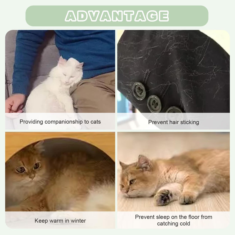 La La Pet®Adjustable Cat Apron Carrier with Holes Pet Cat Carrier Sleeping Pouch Pet Carrier Sling Cat Carrier Pouch for Small Sized Animals Blue - PawsPlanet Australia