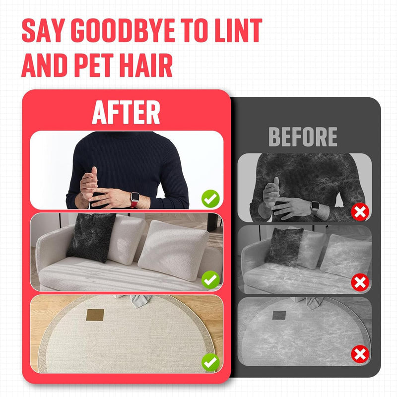 Pet Hair Removal Brush, Electrostatic Pet Hair Removal, Reusable Pet Cat Dog Hair Remover for Couch, Furniture, Carpet, Car Seat, Upgraded Animal Fur Removal Tool (1pcs) 1pcs - PawsPlanet Australia