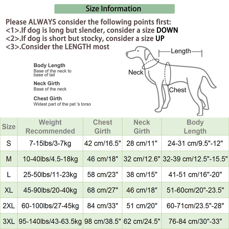 Dog Recovery Suit Body Suit After Surgery Dog Onesie Cone Alternatives Spay Neuter Suit Surgical Recovery Suit for Female Male Dogs (XXX-Large, Red) XXX-Large - PawsPlanet Australia