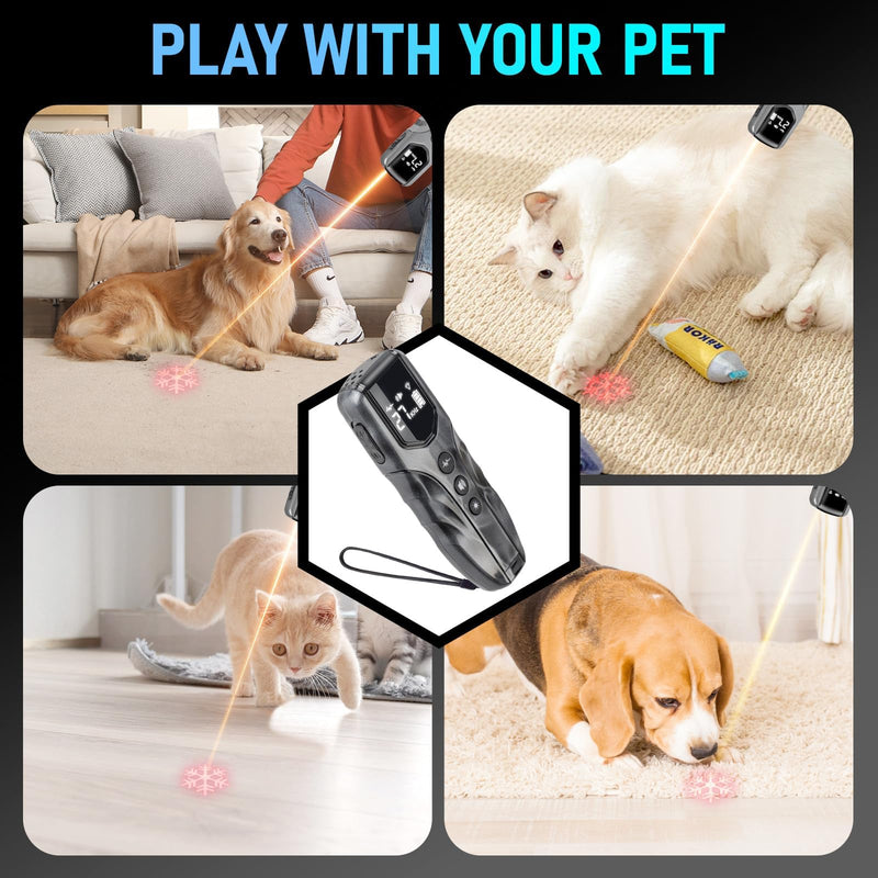 2 Pack Dog Bark Deterrent Devices, Anti Barking Device for Dogs 35ft Long Range, Ultrasonic Dog Training Device to Stop Barking Neighbors Dog, 5 Modes| Safe & Effective for Small, Medium & Large Dogs