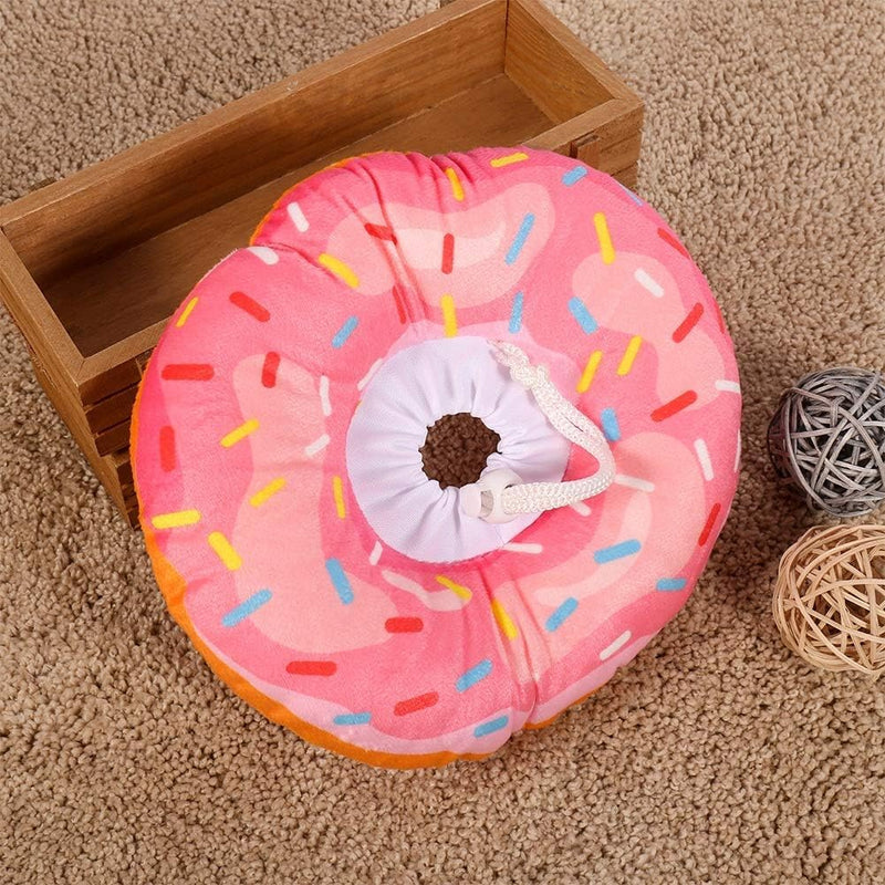 Cat Collar, Adjustable Collar Cat Collar for Cats Small Dogs After Surgery, Soft Sunflower Cat Recovery Collar Cone (Pink&Size: S) Rosa&Größe: S