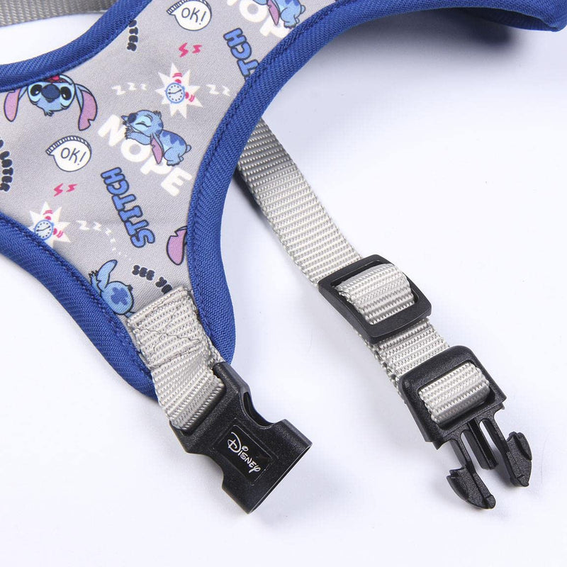 CERDÁ LIFE'S LITTLE MOMENTS Stitch Dog Harness XS-S, Adjustable Pet Harness for Small Dogs and Puppies, Lightweight Dog Walking Harness with Stitch Design Multicolor