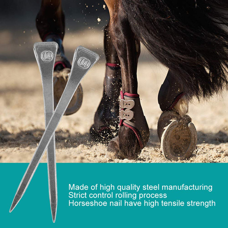 Horseshoe Nail, 250 Pcs E6 Horseshoe Nail Steel Hoof Peg Securing Firmly Horse Tool Accessory