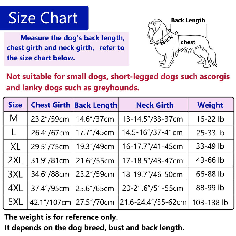 Dog Recovery Suit for Dogs After Surgery Female Male Medium Large Dog Neuter Spay Onesie for Shedding Prevent Licking Surgical Wound Dog Cone Alternative X-Large (Pack of 1) Dinosaur - PawsPlanet Australia