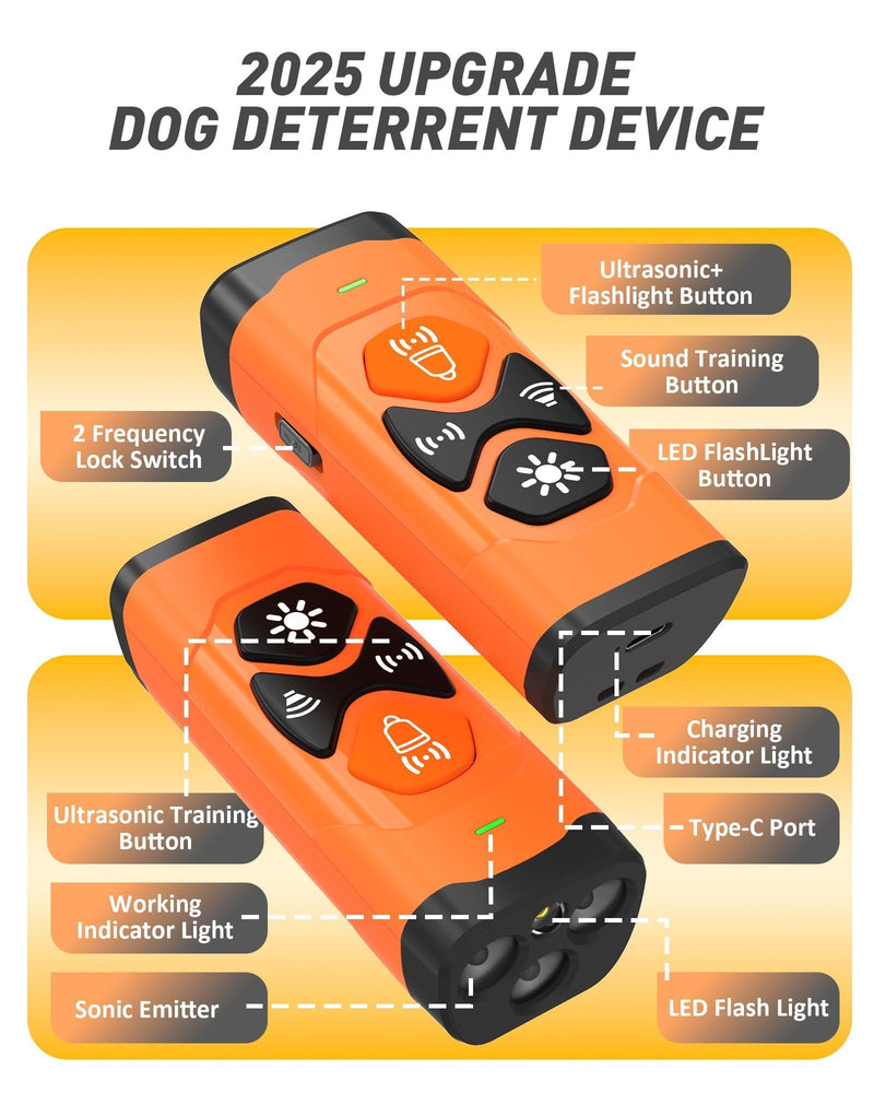 Dog Bark Deterrent Device+ Dog Slow Feeder Bowl