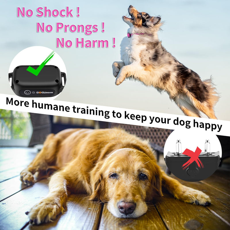 No Shock Dog Training Collar with Remote 3300ft Range, Vibrating Dog Collar, Vibration Collar for Small Medium Large Dogs, 9 Style Tones and Vibration Collar - PawsPlanet Australia