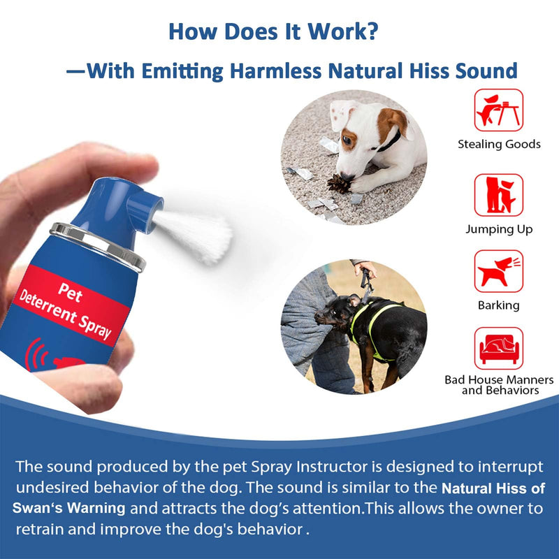 Corrector Spray Dog Trainer, 75ml Pet Instructor Spray for Dog, Humane Effective Help Dog Stop Unnecessary Behaviour: Stop Barking, Dog Fights & Attacks (2 Pack) 2 Pack - PawsPlanet Australia