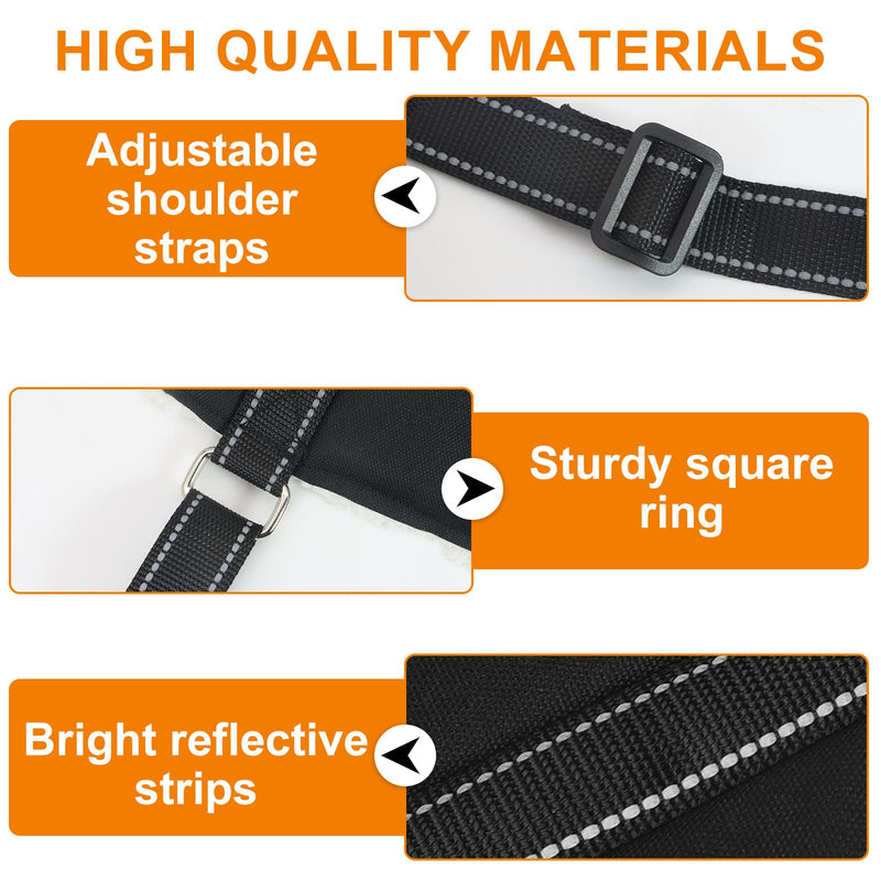 Adjustable Dog Lift Harness Dog Sling Portable Dog Sling for Back Legs Dog Lift Harness for Large Dogs Soft Lift Support and Rehab Harness for Senior,Injured,Disabled Dogs After ACL Surgery (M) M