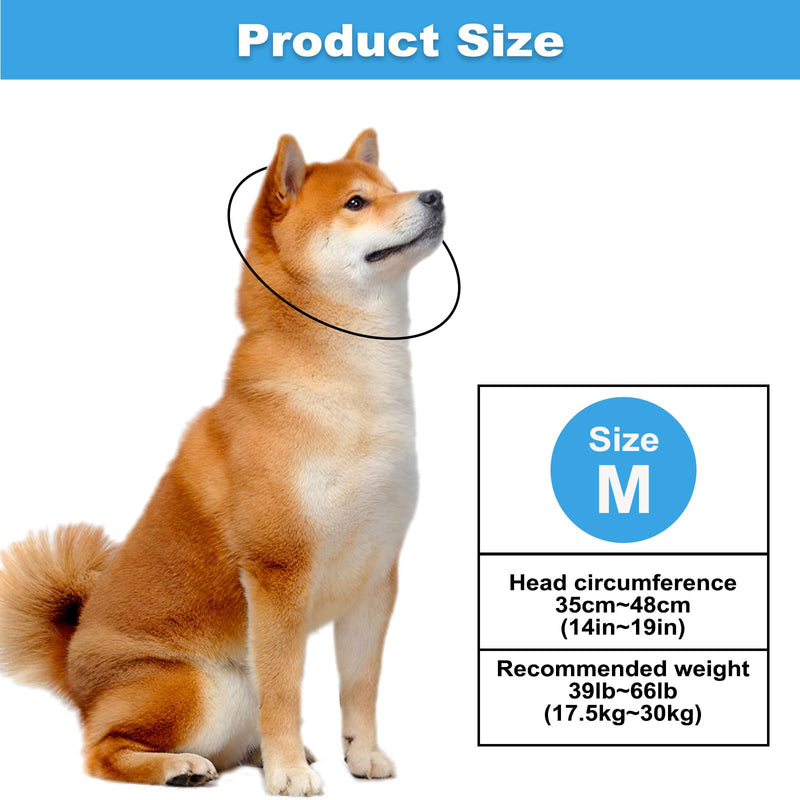 Dog Ears Cover, Dog Swim Ear Covers for Grooming, Bathing, Waterproof Adjustable Pet Shower Wrap Noise Protection for Blow Drying Sleep Help Headband(M)