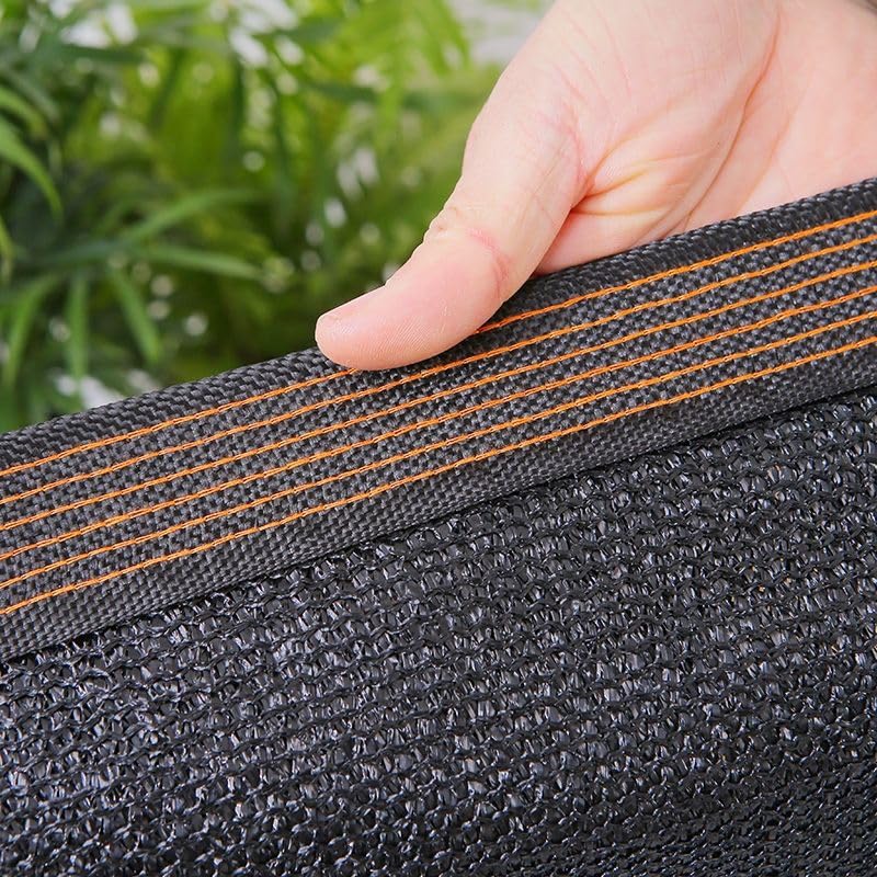 10ft x 10ft Dog Kennel Cover Tarp Mesh Shade Panel - Black Mesh Sunblock Shade Tarp Panel Sunblock Garden Mesh UV Resistant Net for Outdoor Dog Kennel Square - PawsPlanet Australia