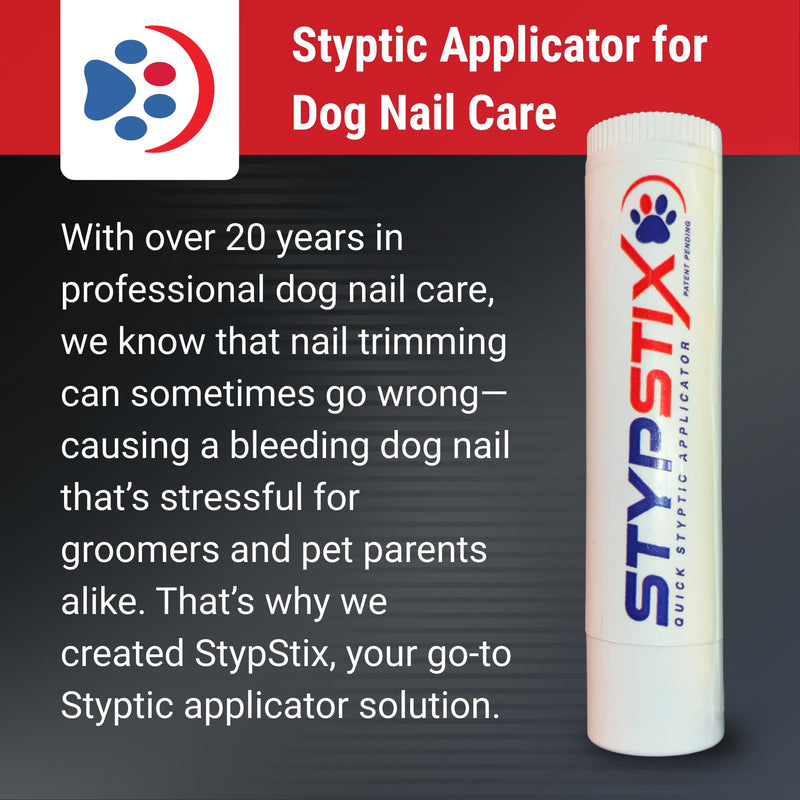 – Dog Nail Bleeding Stopper Applicator | Quick Styptic Tool | Stop Pet Bleeding, Easy Grooming | Safe Animal Care & Protection | Easy Dog Nail Bleed Treatment (Single) Single