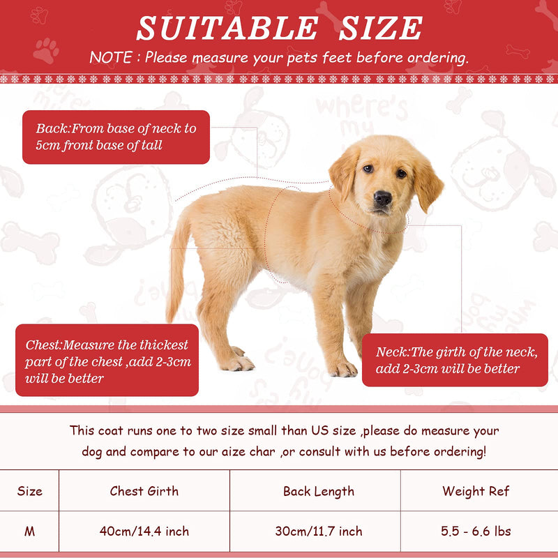 Winter Puppy Warm Coat and Shoes Set Dog Snow Jacket Waterproof Pet Snowsuit Full Body Puffer Jacket Vest Boots Paw Protectors with Reflective Strap for Small Dog Puppy Outdoors Walking