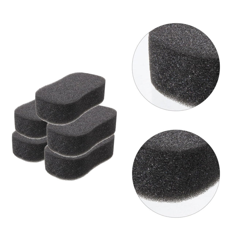 NOLITOY 5 Pcs Horse Grooming Sponge Scrubber, Horse Grooming Brush Kit Supplies for Cleaning Washing Bathing, Black - PawsPlanet Australia