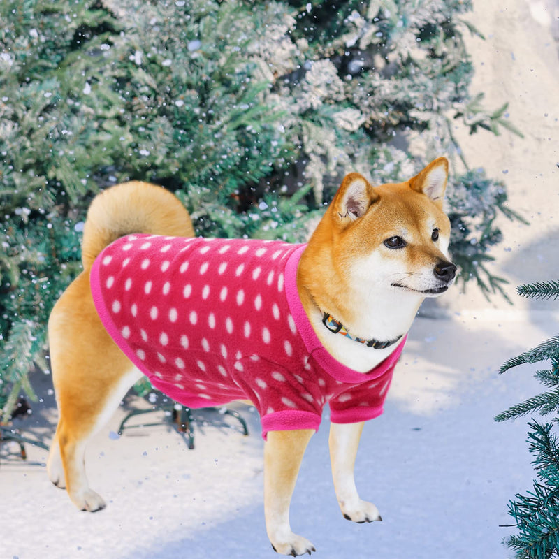 Rbenxia 4 Pieces Dog Fleece Sweaters Puppy Warm Sweater Doggie Sweatshirt Soft Fleece Dog Pajamas Puppy Clothes Winter Dog Outfits for Small Puppy Dog Cat Pets (X-Small) X-Small - PawsPlanet Australia