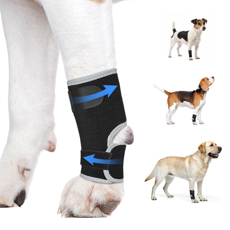 Dog Front Leg Brace - Hock Joint Compression Wrap Providing Stability for Dogs for ACL , Arthritis, Joint Discomfort Aid in Wound Care and Recovery - Dog Wrist BracePreventing Injuries, Sprains (S)
