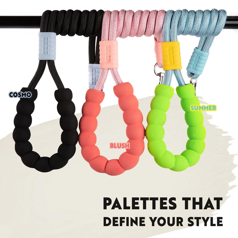 Hands Free Dog Leash for 2 Dogs, Small and Medium Breed Fit, Double Dog Leash with Adjustable Length Split Leads and Padded Handles, Crossbody or Waist Wear Cosmo Two Dogs - PawsPlanet Australia