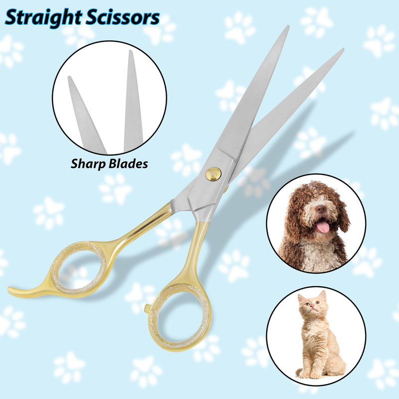 RnK 7.5" Professional Pet Dog Grooming Scissors Japanese SS Shears Hair Trimmer