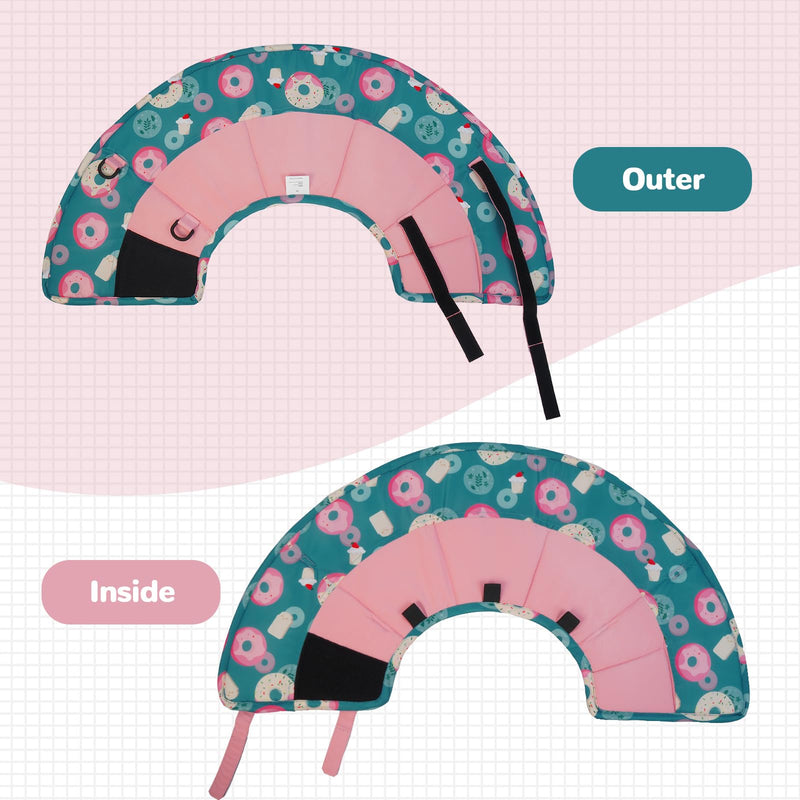 Soft Dog Cone - Cones after Surgery Soft, Buster Collars for Dogs, Cone for Dogs Prevent Licking, Comfy Recovery Collars, Medical Neck Collar to Stop Licking Wound (Pink XL) X-Large (Neck: 16.5-21.7") Pink