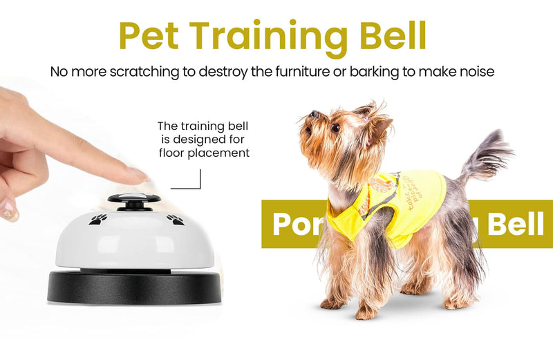 Dog Training Starter Kit for Puppies – Magnetic Treat Pouch & Potty Training Bell