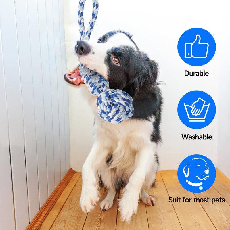 Spring Pole Dog Rope Outdoor Tug of War Toy for Pitbull Medium to Large Dogs Bungee Hanging Exercise Ropes Muscle Builder Interactive Toys (Dog Rope Toys) Black Spring Pole Dog Rope Toys - PawsPlanet Australia