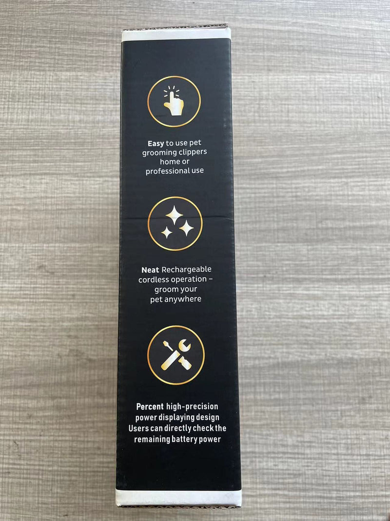 Dog Clippers Professional Heavy Duty Grooming Clipper 3-Speed Low Noise High Power Rechargeable Cordless Pet Tools for Small & Large Dogs Cats Pets with Thick Coats Black - PawsPlanet Australia