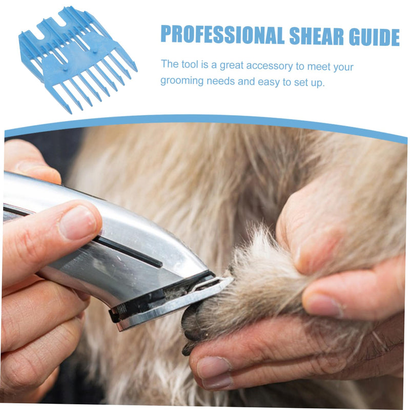 2pcs Electric Wool Shears Accessories Goat Trimmer Electric Razor Shaver Guide for Sheep Clipper Guide for Sheep Grooming Shaver Guide Clippers Plastic Protection - PawsPlanet Australia