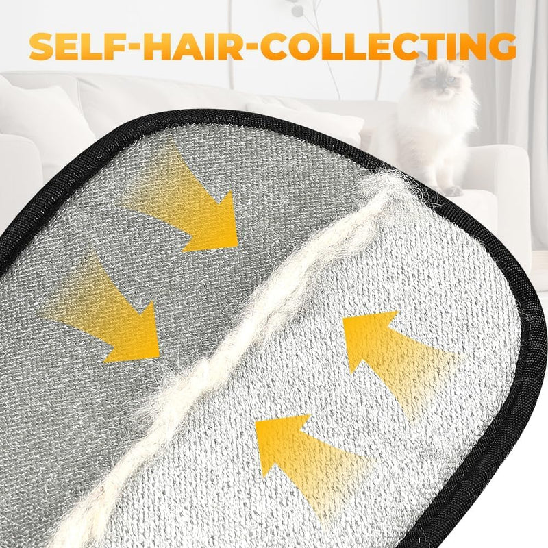 3 in 1 Cat Steam Brush&Pet Hair Removal Glove, Pet Steam Brush for Cat&Dog Long Short Haired,Water Mist Spray Brushes with Release Button,Animal Fur Removal Tool,Reusable Quick De-Shedding Gloves - PawsPlanet Australia