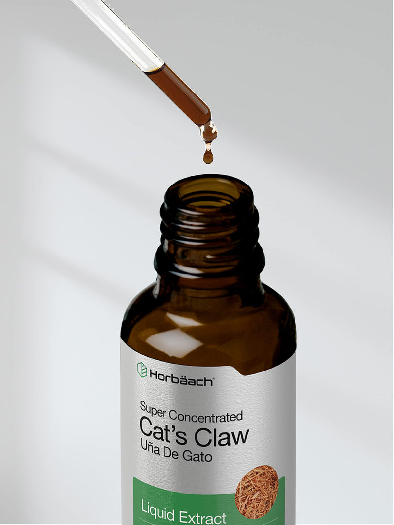 Horbäach Cats Claw Herb Extract Tincture | 2 Fl Oz | Alcohol Free | Vegetarian, Non-GMO, Gluten Free Liquid - PawsPlanet Australia