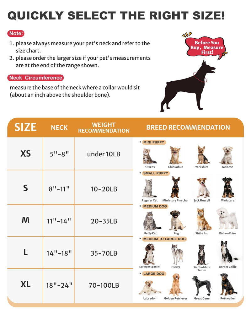 Dog Cone Collar for Small Medium Large Dogs for After Surgery, Pet Inflatable Neck Donut Collar Soft Protective Recovery Cone for Dogs and Cats-Alternative E Collar Does Not Block Vision-Strawberry,M Strawberry M-Neck:11"-14" - PawsPlanet Australia