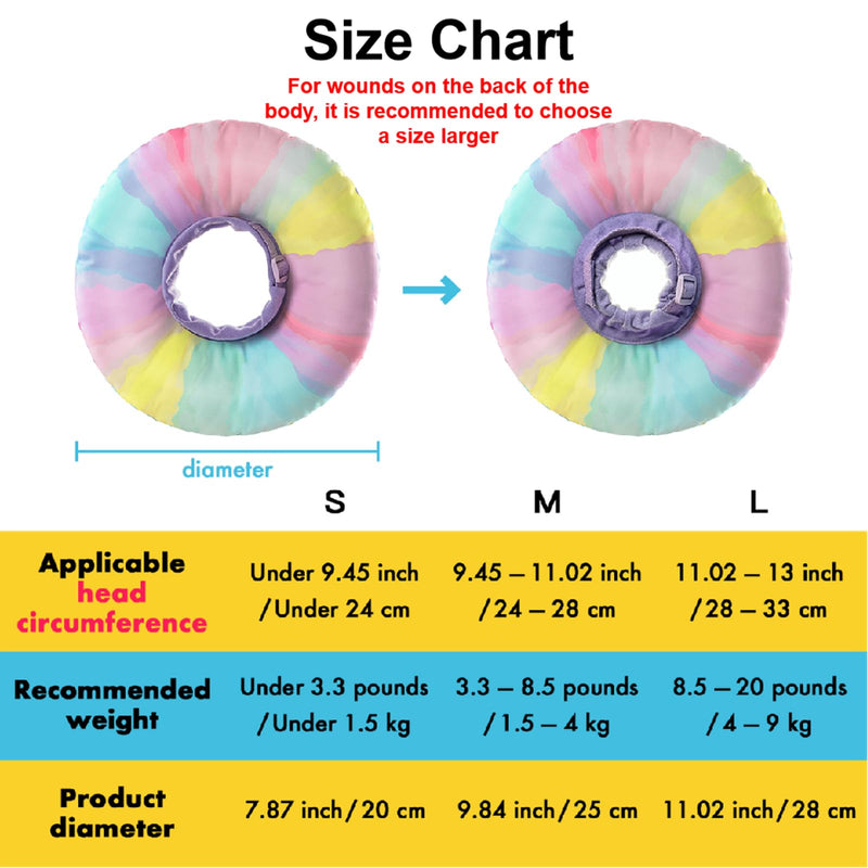 Cat Cone Collar Soft L Size Alternative Neck Cones to Stop Licking for Cats Dogs Kitten Comfy Elizabethan Collars After Surgery Neuter Cat Dog Donut Collar for Pet e collar Recovery Shame L(head circumference 11.02 - 13 inch) - PawsPlanet Australia