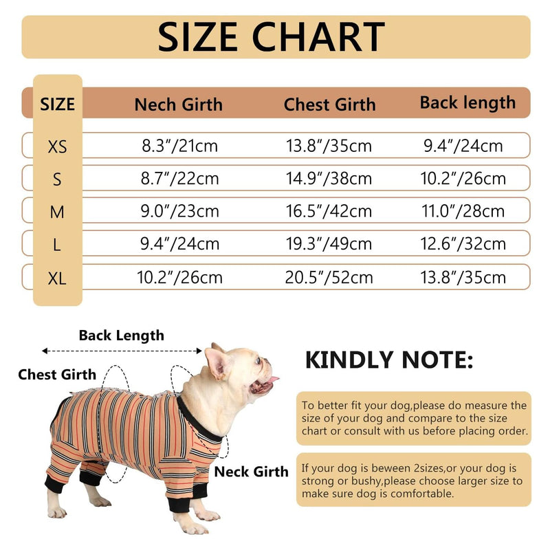 Dog Onesie for After Surgery Recovery Suit Pet Surgical Suit for Female Male Cone E-Collar Alternatives After Spay Abdominal Wounds Protector Dog Anti-Licking Onesie for Small Medium Dogs Brown - PawsPlanet Australia