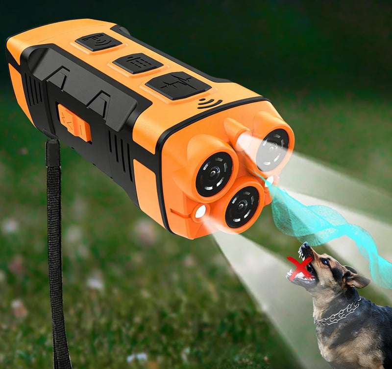 3X Ultrasonic Dog Bark Deterrent - Anti Barking Device for Dogs with 6 Training Modes,50FT Range Bark Control，Safe & Effective Dog Training Tool, Stops Neighbors' Dog Barks, Safe for All Dogs,