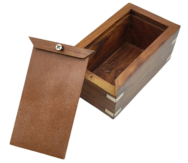 Wooden Urn - Pet Urns for Dogs Ashes, Decorative Wooden Pet Urns for Ashes - Rosewood Cremation Urns for Dogs, Pet Urns for Cats, Wooden Cremation Box (Two Paws) 5''LENGTH x 3''WIDTH x2.5''HEIGHT - PawsPlanet Australia