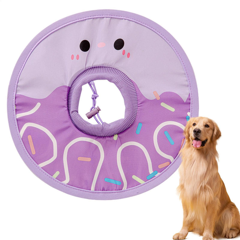 Cat cone ‬ soft cat cone, cat cone collar, foldable, water-repellent, lightweight, soft, comfortable, recovery collar for kittens, protective neck donut against licking S