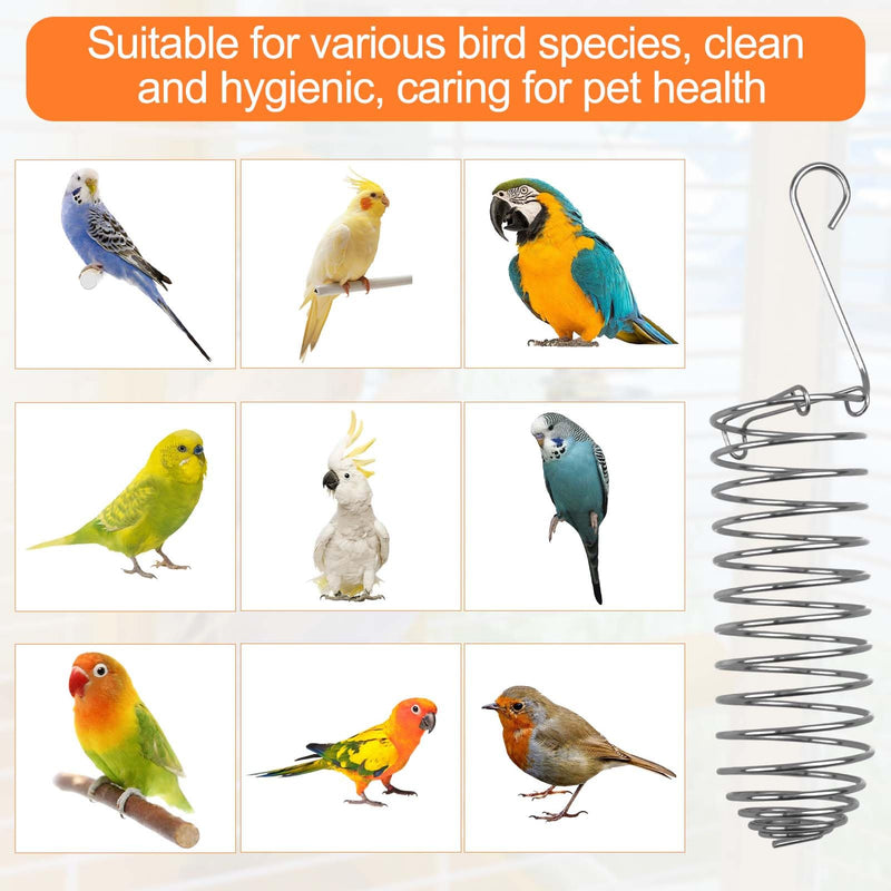 2 Pack Millet Spray Holder for Parrots, Parakeet Treat Sticks Feeder, Natural Millet Treats and Crunch Bars for Birds, Includes Cuttlebone and Calcium Block for Healthy Chewing and Play - PawsPlanet Australia