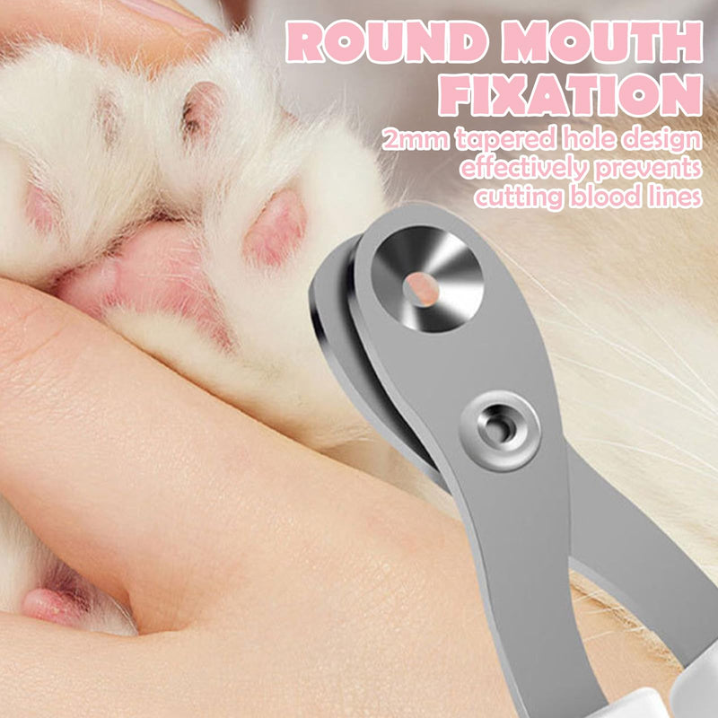 3Pcs Self Cleaning Pet Flea Comb Grooming Brush Set, Cat Hair Fine Tooth Combs for Indoor Cats Shedding with Round Hole Nail Clipper - PawsPlanet Australia