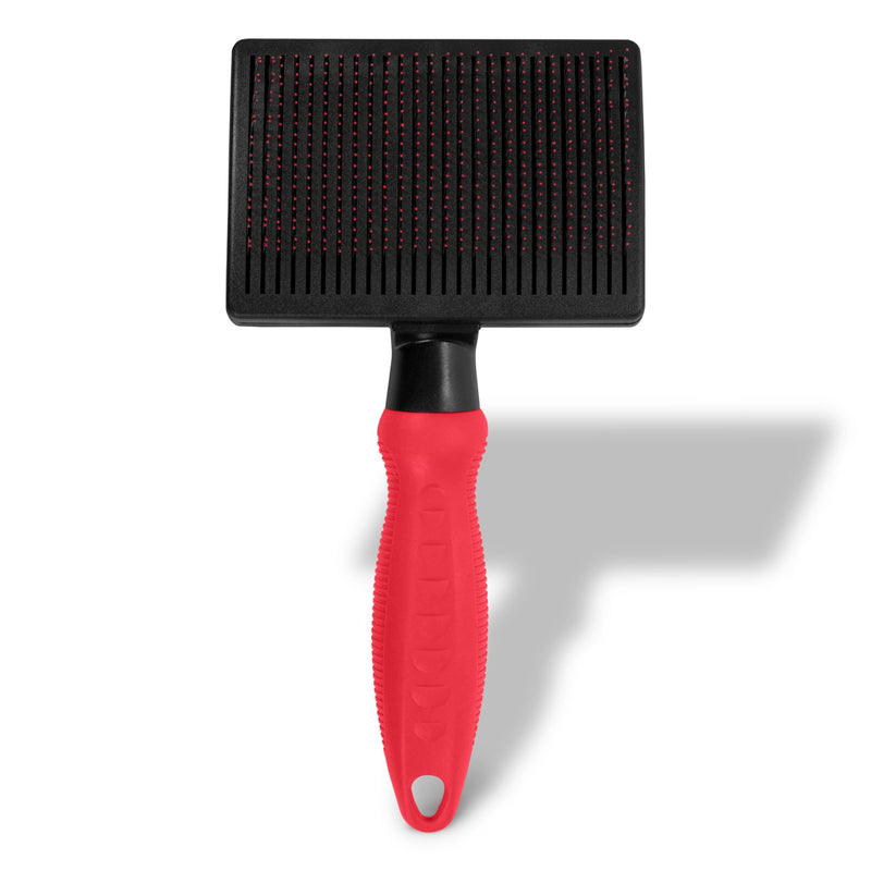 Paw Brothers Self Cleaning Slicker Brush for Dogs and Cats, Dog Brush for Shedding, Slicker Comb for Long Short Haired Pets, Deshedding, Cat Grooming Tool, Large - PawsPlanet Australia