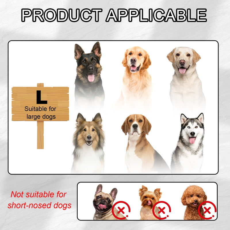 Dog Muzzle for Large Dogs – Soft Air Mesh Muzzle for Medium Sized Dog, Anti Biting Barking Chewing, Breathable Drinkable Adjustable, Ideal for Walking Grooming Vet Visits Training, Size L - PawsPlanet Australia
