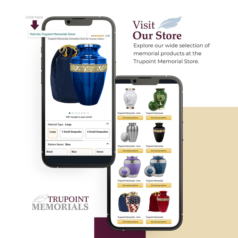 Trupoint Memorials Pet Urn for Dogs and Cats Ashes - A Loving Resting Place for Your Special Pet, Cat and Dog Urns for Ashes, Pet Cremation Urns – Grey, Small Pets up to 17 Lbs Small Up to 17 Lbs Gray - PawsPlanet Australia