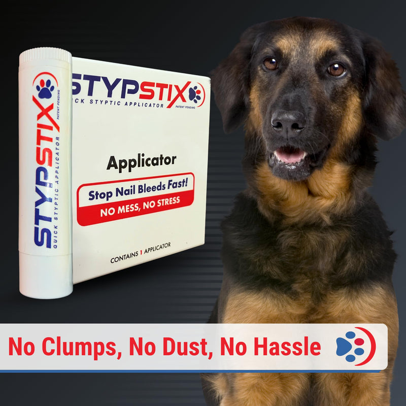 – Dog Nail Bleeding Stopper Applicator | Quick Styptic Tool | Stop Pet Bleeding, Easy Grooming | Safe Animal Care & Protection | Easy Dog Nail Bleed Treatment (Single) Single