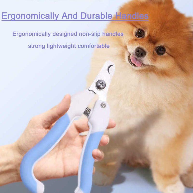 Pets Nail Clippers and Trimmers-with Safety Guard to Avoid Overcutting, Free Nail File, Razor Sharp Blade-Professional Grooming Tool for Pets,Suit for All Dogs and Cats (Small Size) Small size - PawsPlanet Australia